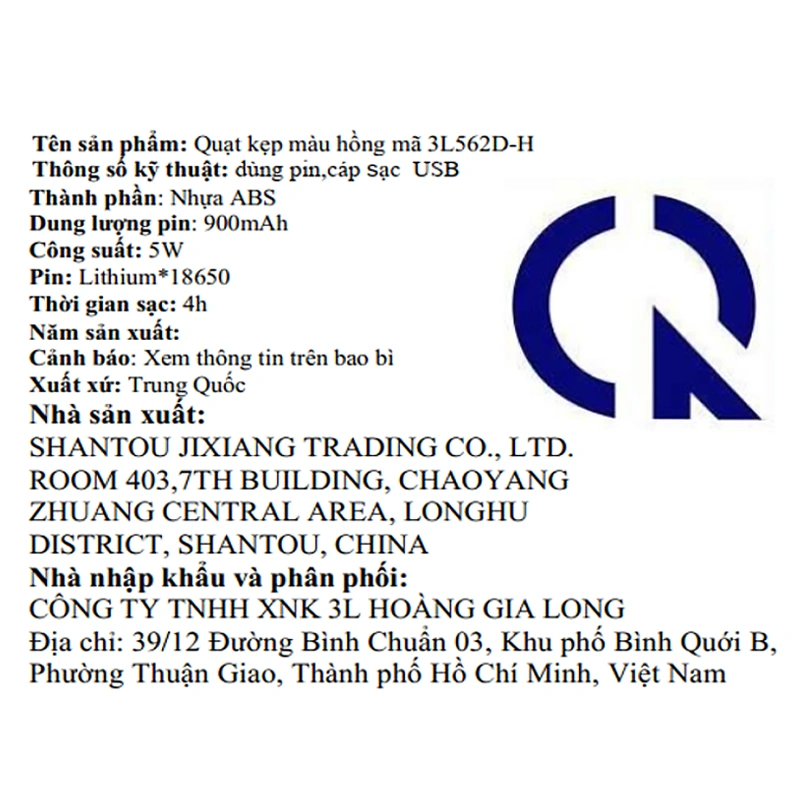 Quạt kẹp và để bàn mini xoay 720 độ 3L 3L562D-H 11