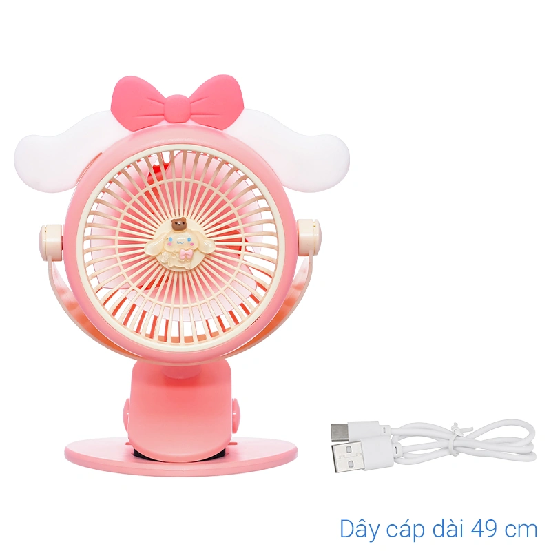 Quạt kẹp và để bàn mini xoay 720 độ 3L 3L562D-H 10