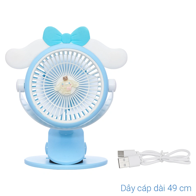 Quạt kẹp và để bàn mini xoay 720 độ 3L 3L562D-X 10