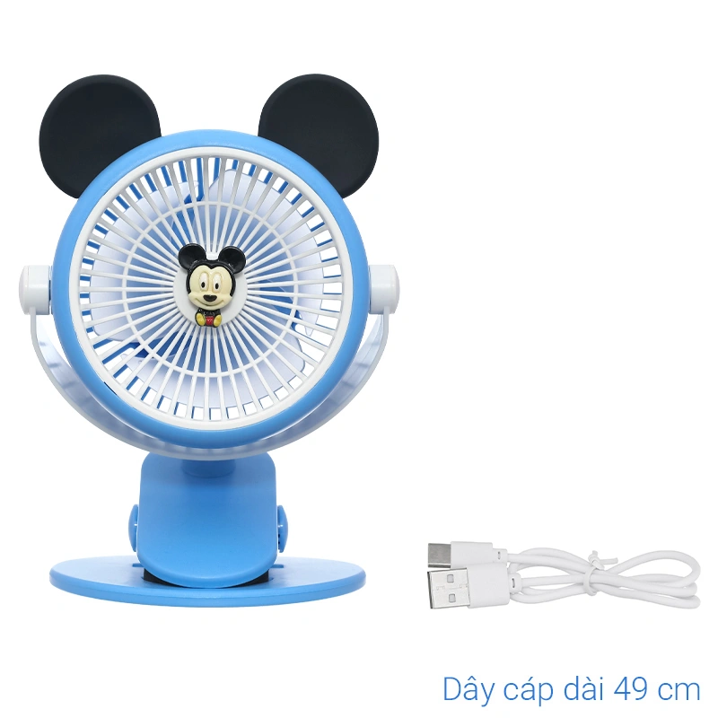 Quạt kẹp và để bàn mini xoay 720 độ 3L 3L562H-X 10