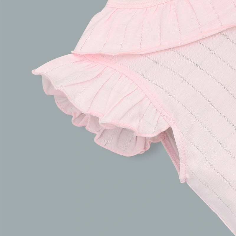 Set váy bé gái Pony Kids cổ bèo màu hồng 5