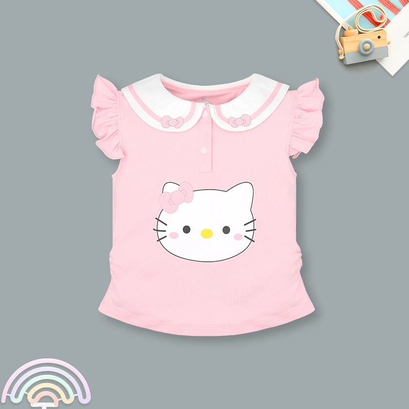 Set váy bé gái Pony Kids chân váy bí hồng 2