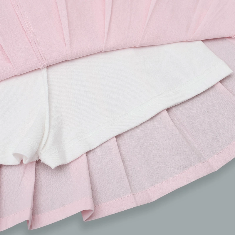 Set váy bé gái Pony Kids cổ hải quân màu hồng 25