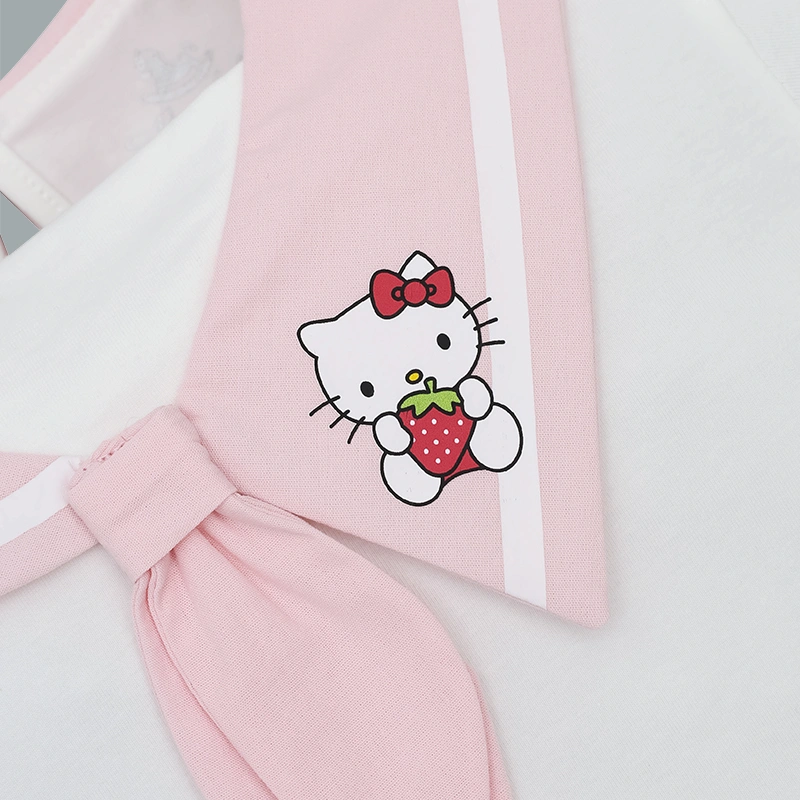 Set váy bé gái Pony Kids cổ hải quân màu hồng 20