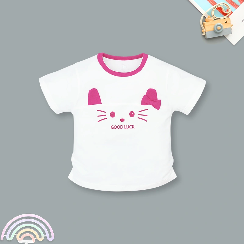 Set váy bé gái Pony Kids in mèo màu hồng 13