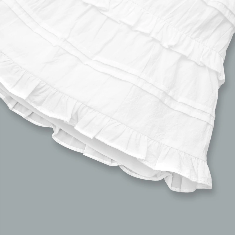 Set váy bé gái Pony Kids xẻ ren màu vàng 23