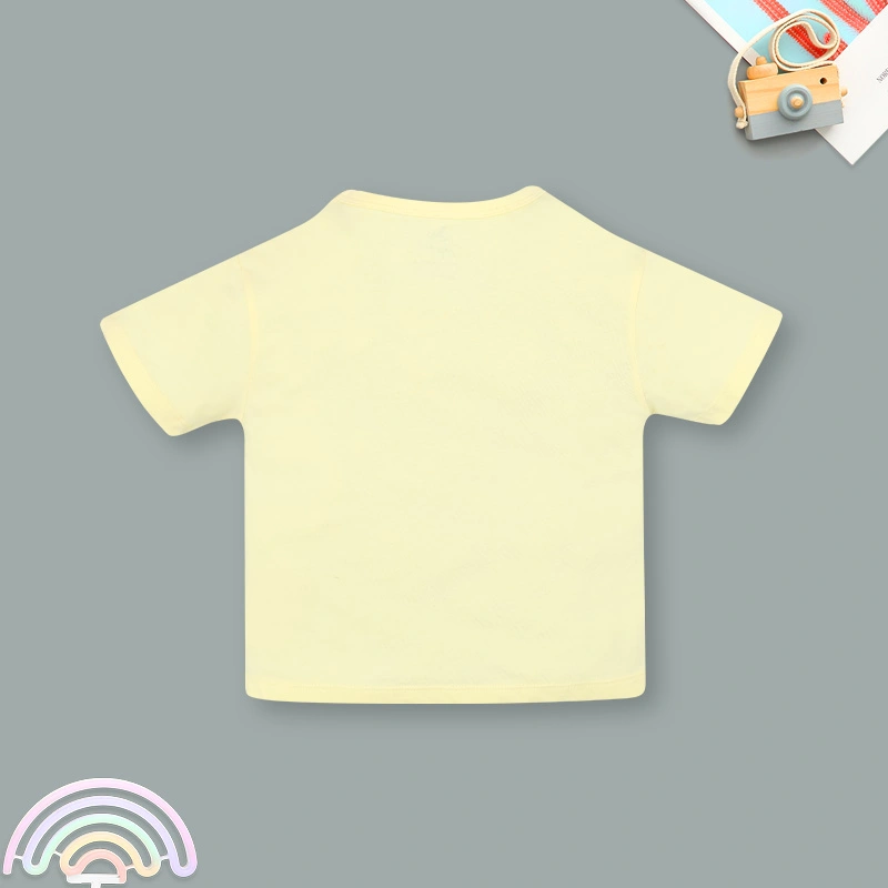 Set váy bé gái Pony Kids xẻ ren màu vàng 3