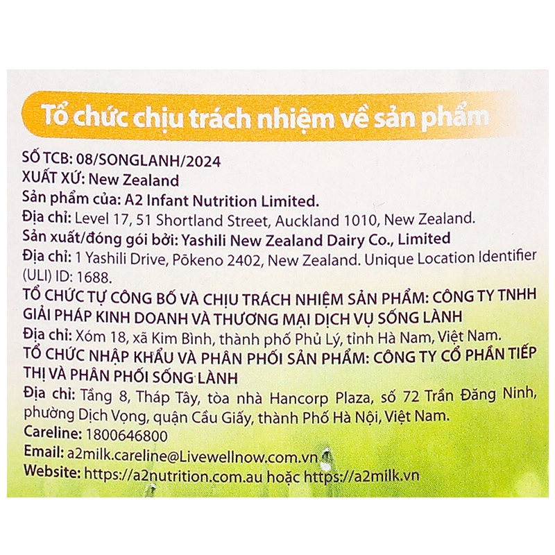 Sữa bột a2 Gentle Gold Premium Junior Milk Drink số 4 lon 800g (từ 3 tuổi) 12
