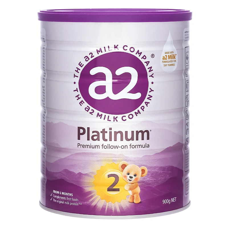 Sữa bột a2 Platinum Premium Follow-On Formula số 2 lon 900g (6 - 12 tháng) 2