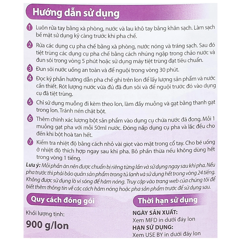 Sữa bột a2 Platinum Premium Infant Formula số 1 lon 900g (0 - 6 tháng) 13