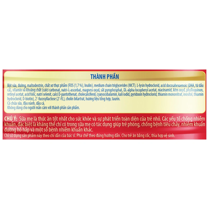 Sữa bột Nutifood GrowPLUS+ đỏ 1+ hương vani 1.5 kg (1 - 2 tuổi) dành cho trẻ suy dinh dưỡng, thấp còi 6