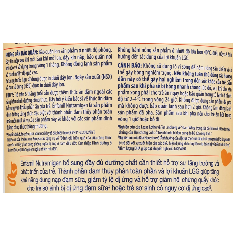 Sữa bột Enfa Nutramigen 400g (0 - 12 tháng) dành cho trẻ dị ứng đạm sữa bò - Giao bao bì ngẫu nhiên 6