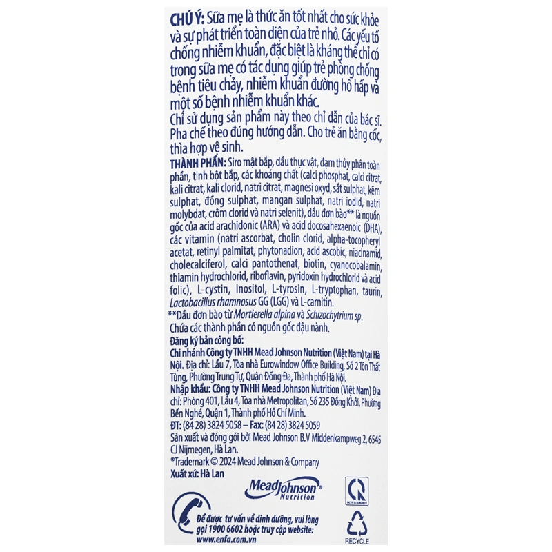 Sữa bột Enfa Nutramigen 400g (0 - 12 tháng) dành cho trẻ dị ứng đạm sữa bò - Giao bao bì ngẫu nhiên 7