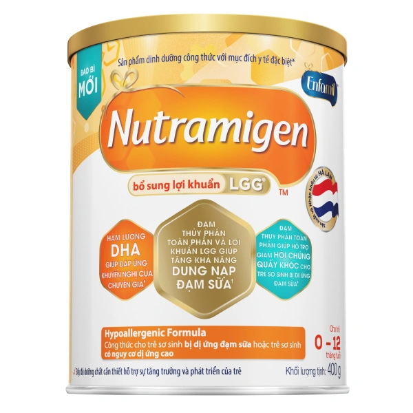 Sữa bột Enfa Nutramigen 400g (0 - 12 tháng) dành cho trẻ dị ứng đạm sữa bò - Giao bao bì ngẫu nhiên 1