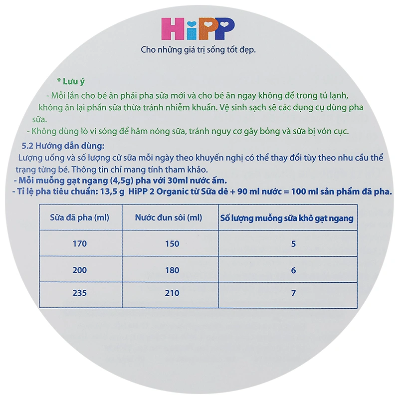 Sữa dê HiPP Organic số 2 400g (từ 6 tháng) 11