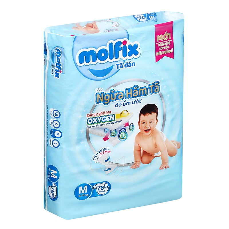 Tã dán Molfix Oxy size M 76 miếng (6 - 11 kg) 3