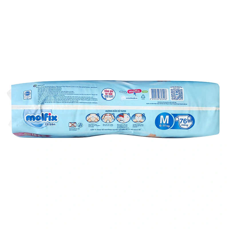 Tã dán Molfix Oxy size M 76 miếng (6 - 11 kg) 5