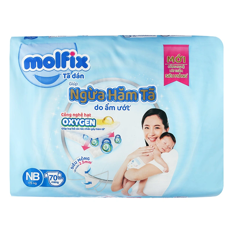 Tã dán Molfix Oxy size M 76 miếng (6 - 11 kg) 15
