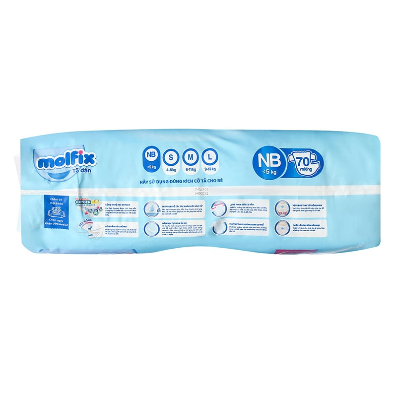 Tã dán Molfix Oxy size M 76 miếng (6 - 11 kg) 17