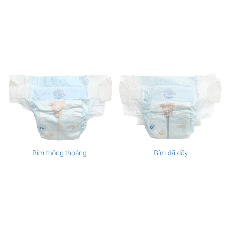 Tã dán Molfix Oxy size M 76 miếng (6 - 11 kg) 38