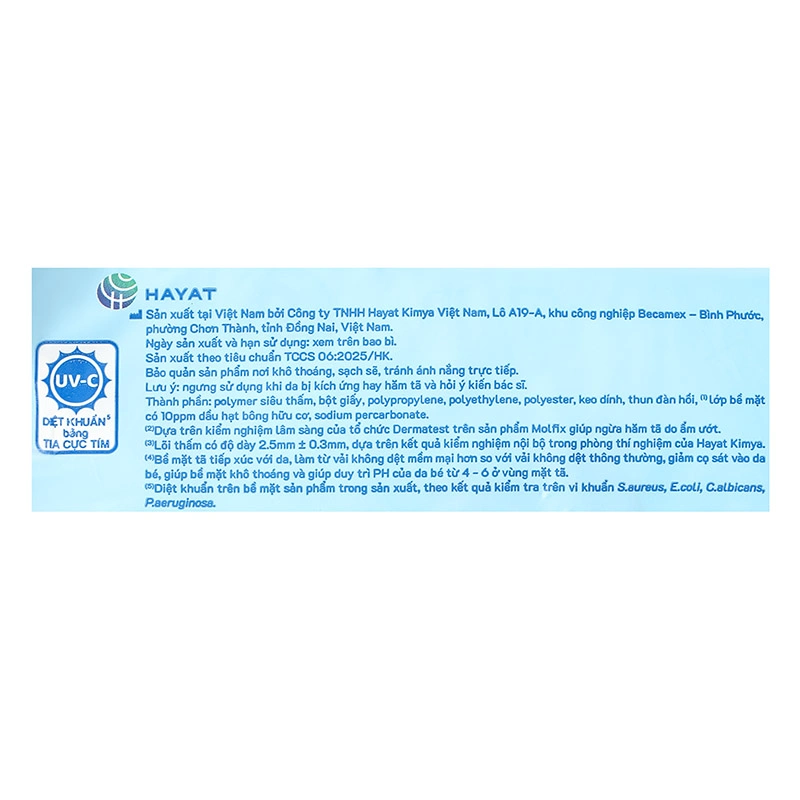 Tã dán Molfix Oxy size M 76 miếng (6 - 11 kg) 39