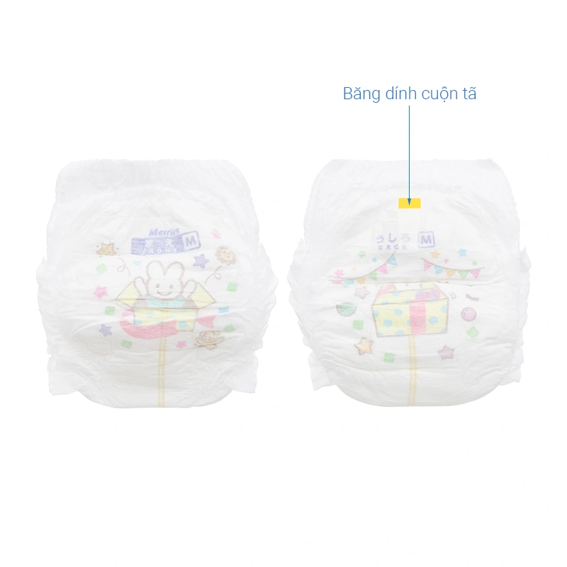 Combo 3 tã quần Merries size M 52 miếng/bịch (6 - 11 kg) 7