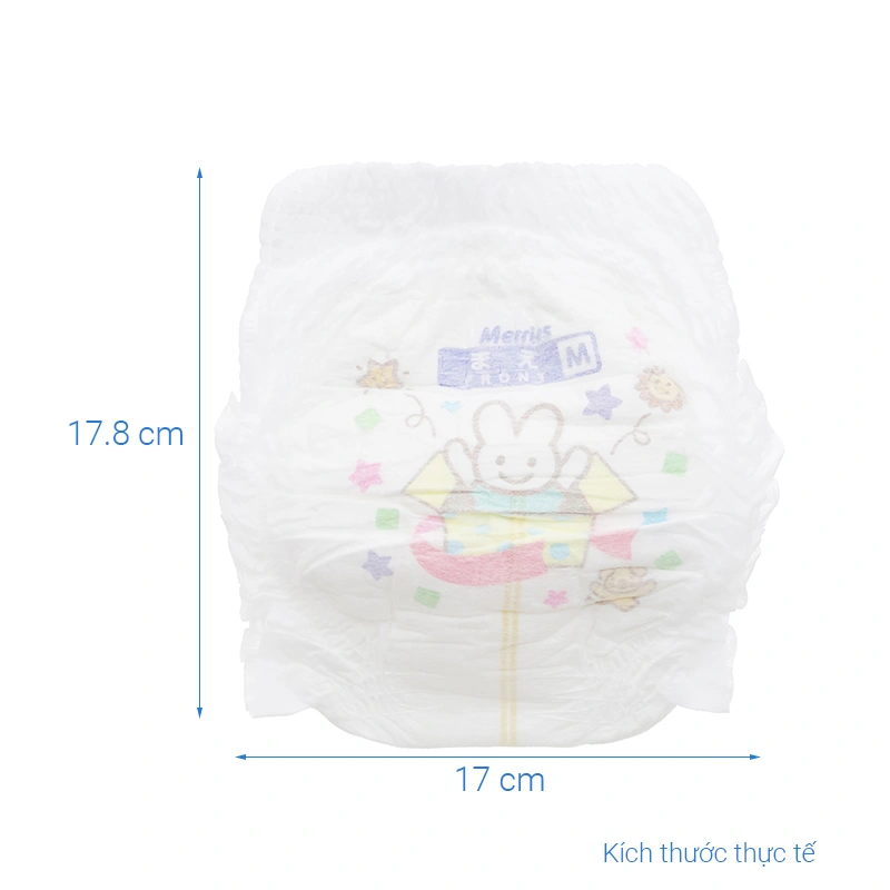 Combo 3 tã quần Merries size M 52 miếng/bịch (6 - 11 kg) 8