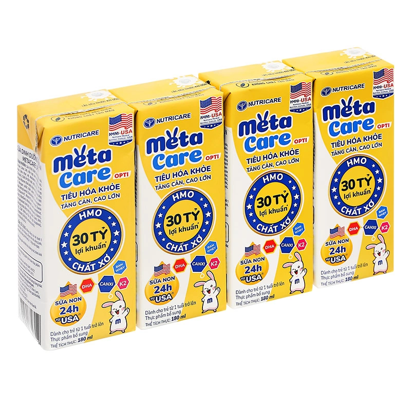 Thùng 48 hộp sữa pha sẵn MetaCare Opti 180 ml (từ 1 tuổi) 4