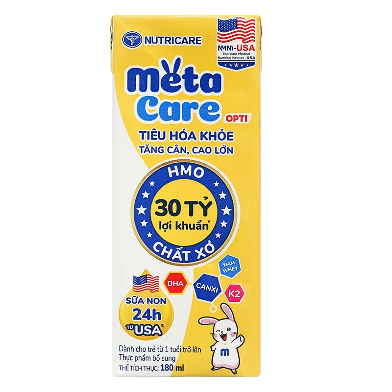 Thùng 48 hộp sữa pha sẵn MetaCare Opti 180 ml (từ 1 tuổi) 8