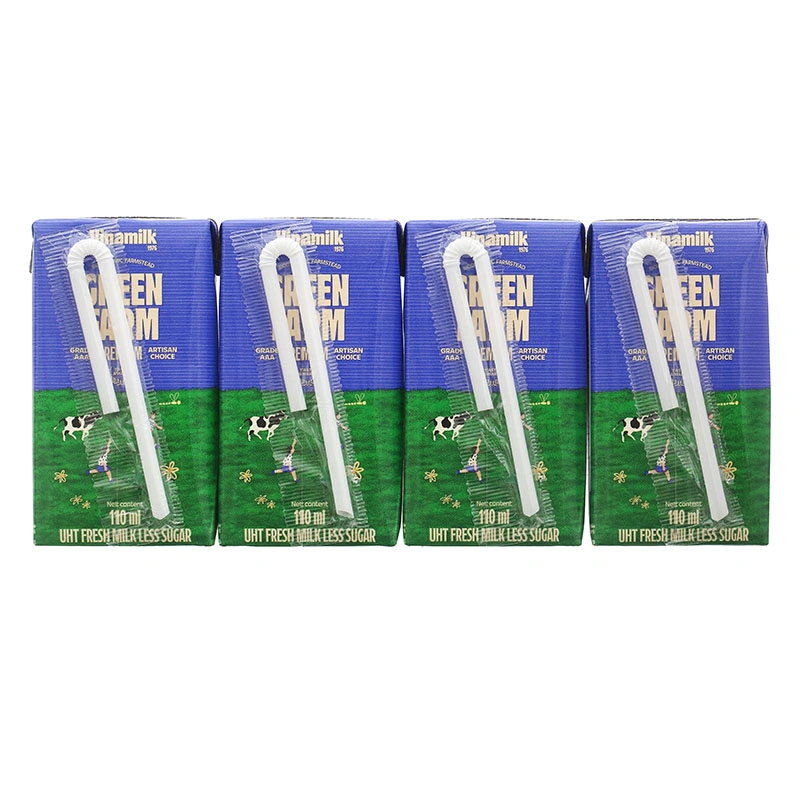 Lốc 4 hộp sữa tươi tiệt trùng Vinamilk Green Farm rất ít đường 110 ml (từ 1 tuổi) 17