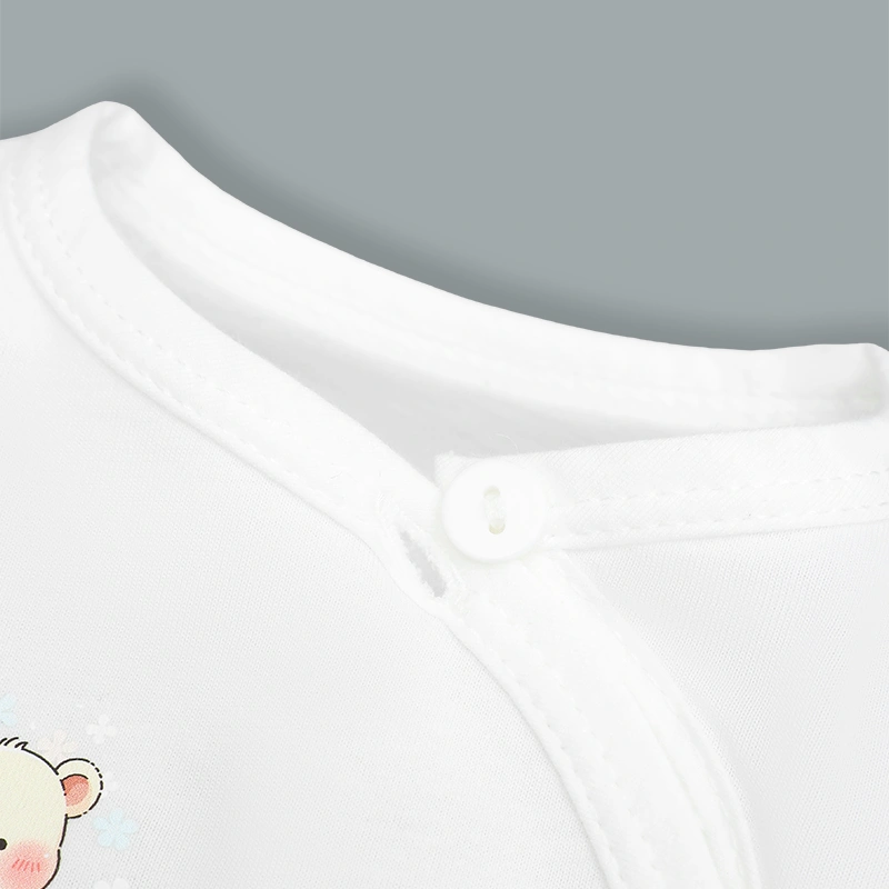 Áo tay dài bé trai IQ Baby màu trắng - in hình ngẫu nhiên 7