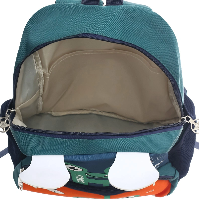 Balo cho bé mẫu giáo 3L ếch 5518XL xanh lá 11