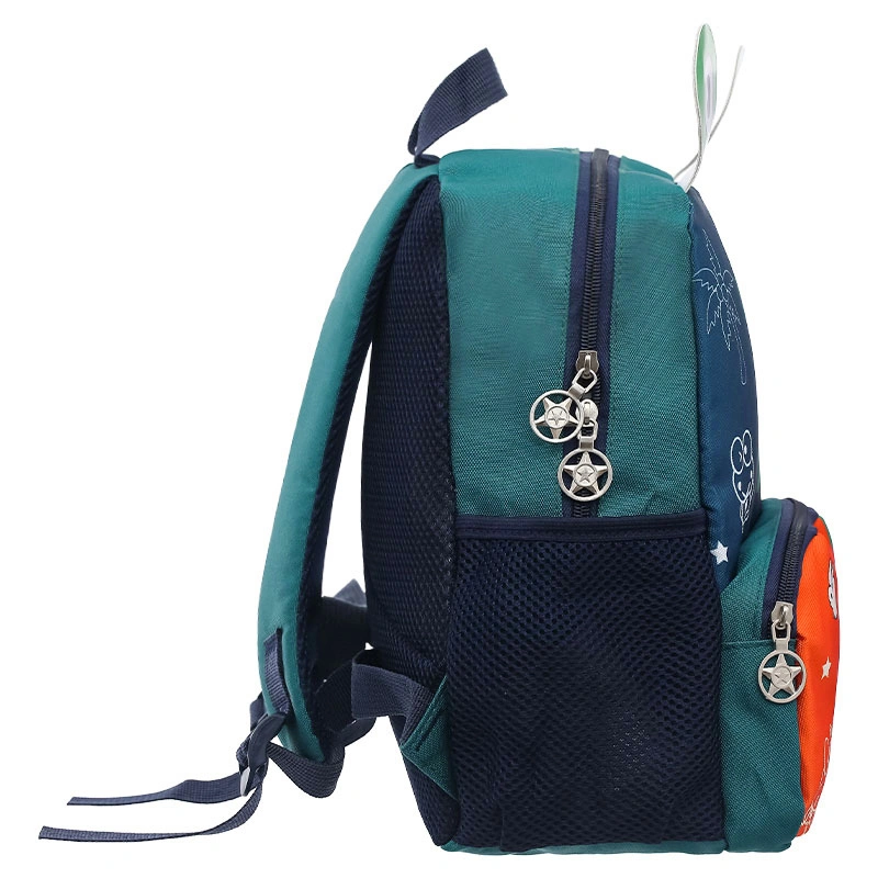 Balo cho bé mẫu giáo 3L ếch 5518XL xanh lá 4