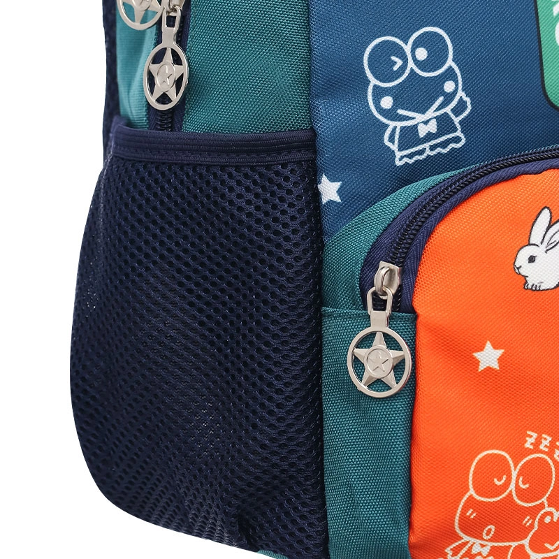 Balo cho bé mẫu giáo 3L ếch 5518XL xanh lá 7