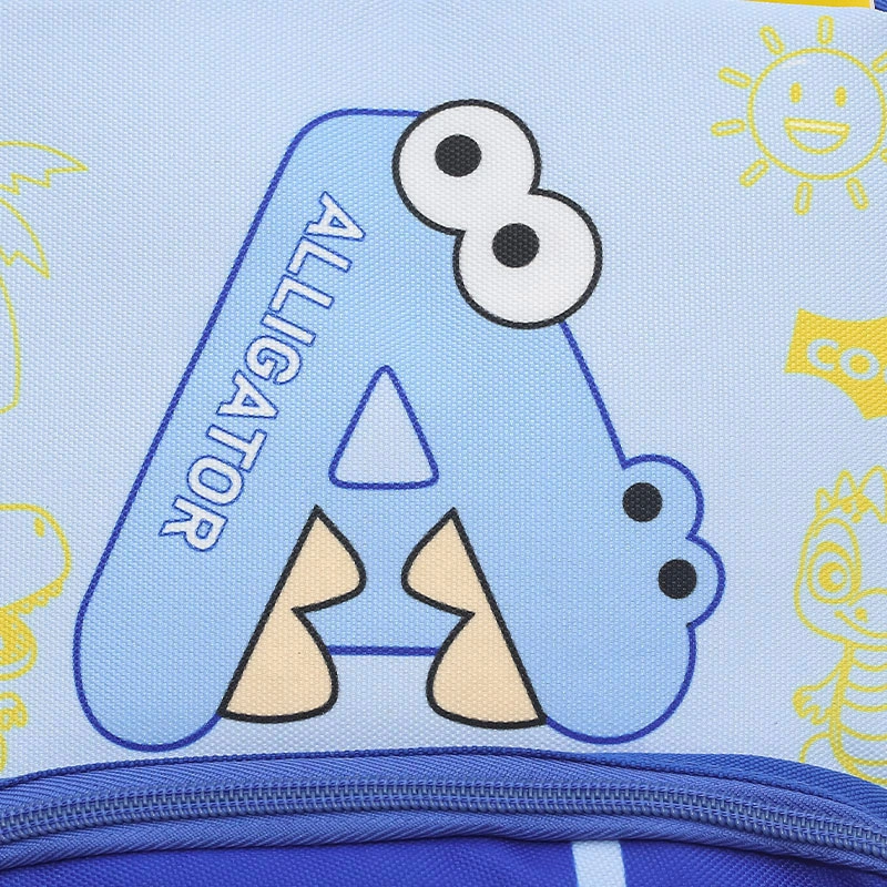 Balo cho bé mẫu giáo 3L khủng long 5518XD xanh dương 9