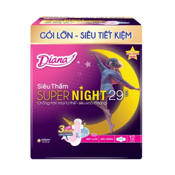 Băng vệ sinh ban đêm Diana Super Night