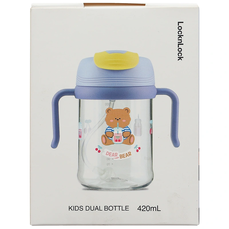 Bình tập uống Lock&Lock ABF852PIK 420 ml - Màu hồng (từ 6 tháng) 11