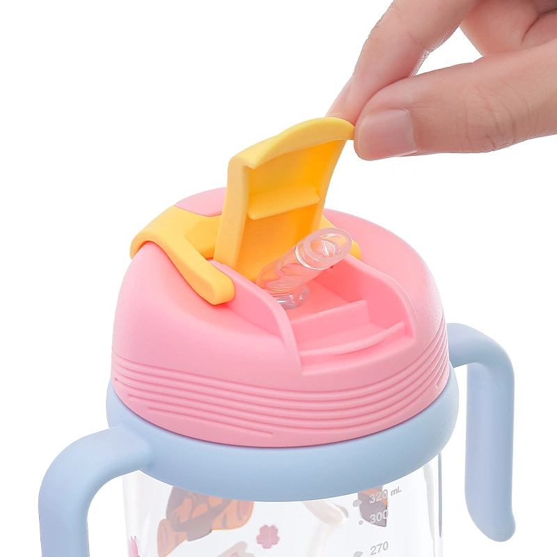 Bình tập uống Lock&Lock ABF852PIK 420 ml - Màu hồng (từ 6 tháng) 5