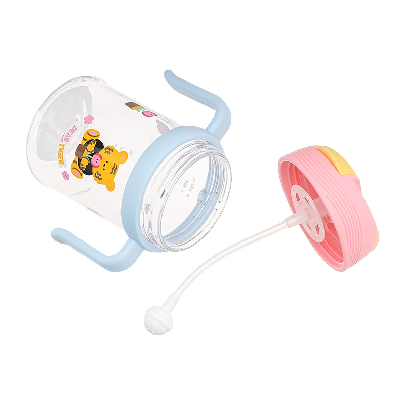 Bình tập uống Lock&Lock ABF852PIK 420 ml - Màu hồng (từ 6 tháng) 7