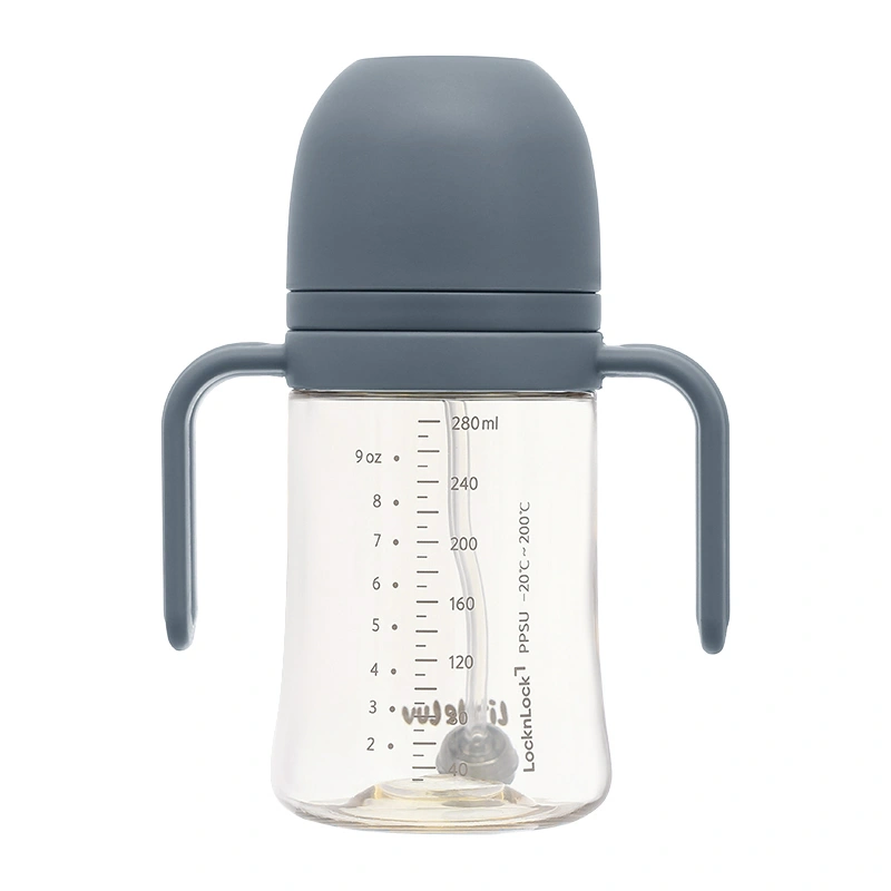 Bình tập uống PPSU Lock&Lock Little Luv Straw Cup HAP915PIK 350ml - Màu hồng (từ 6 tháng) 13