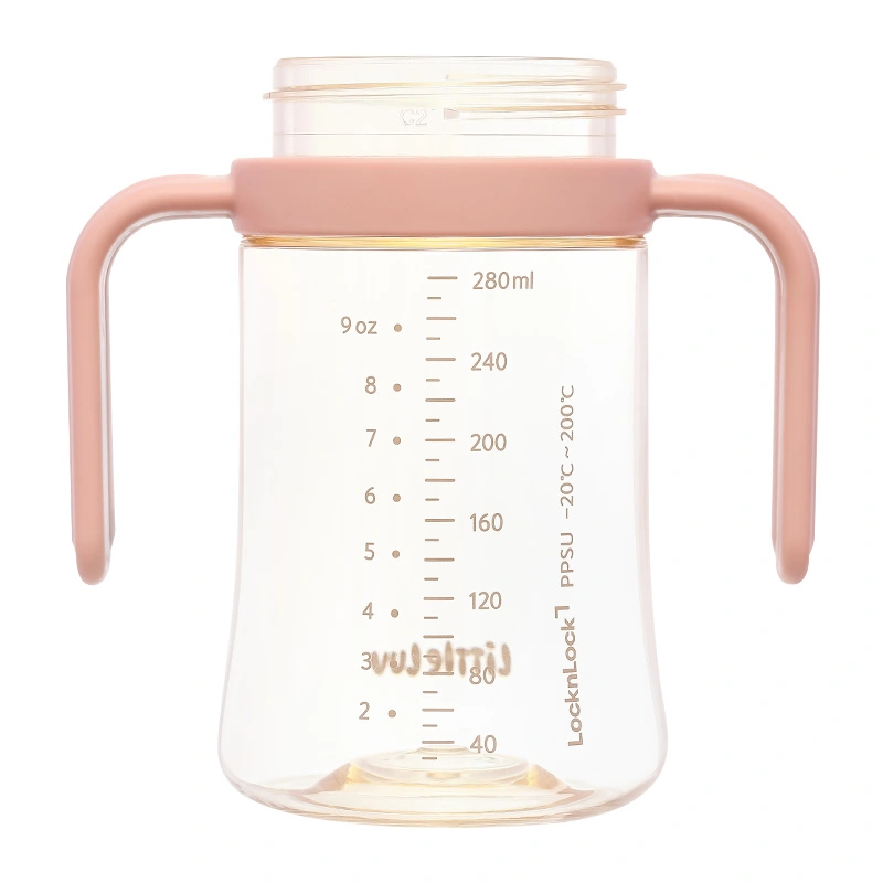 Bình tập uống PPSU Lock&Lock Little Luv Straw Cup HAP915PIK 350ml - Màu hồng (từ 6 tháng) 5