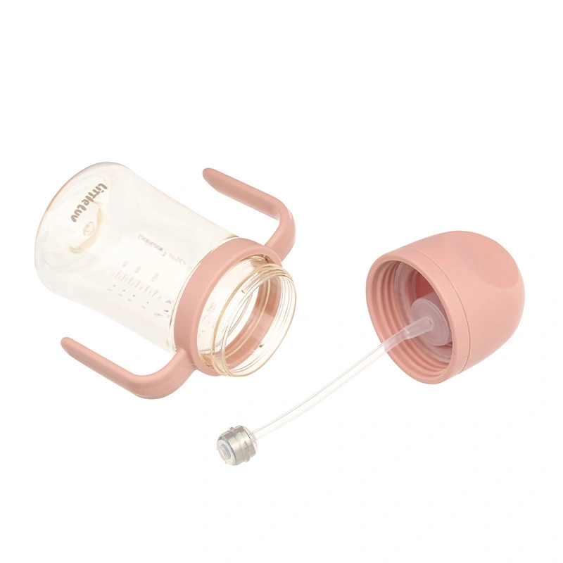 Bình tập uống PPSU Lock&Lock Little Luv Straw Cup HAP915PIK 350ml - Màu hồng (từ 6 tháng) 7