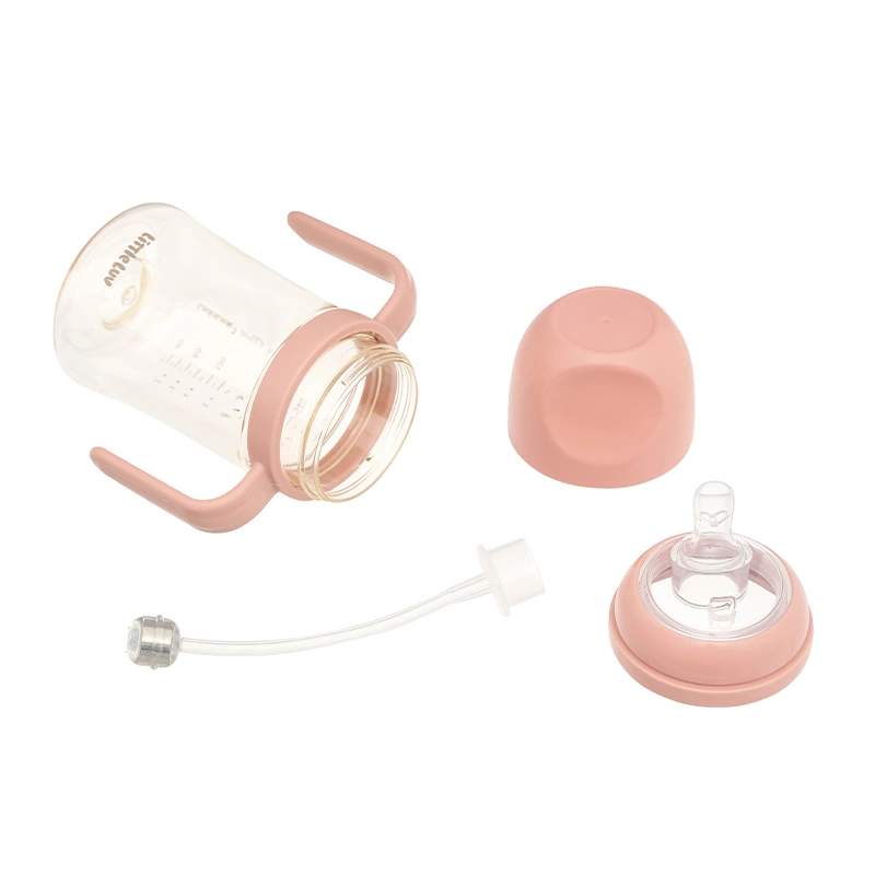 Bình tập uống PPSU Lock&Lock Little Luv Straw Cup HAP915PIK 350ml - Màu hồng (từ 6 tháng) 8