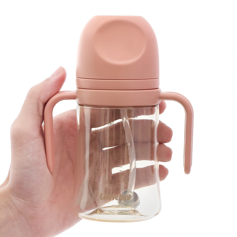 Bình tập uống PPSU Lock&Lock Little Luv Straw Cup HAP915PIK 350ml - Màu hồng (từ 6 tháng) 9