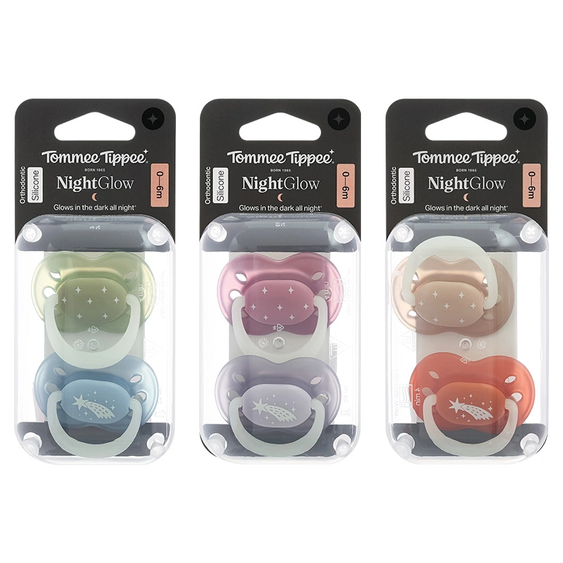 Bộ 2 ti ngậm Tommee Tippee Night Glow (6 - 18 tháng) - Màu ngẫu nhiên 13
