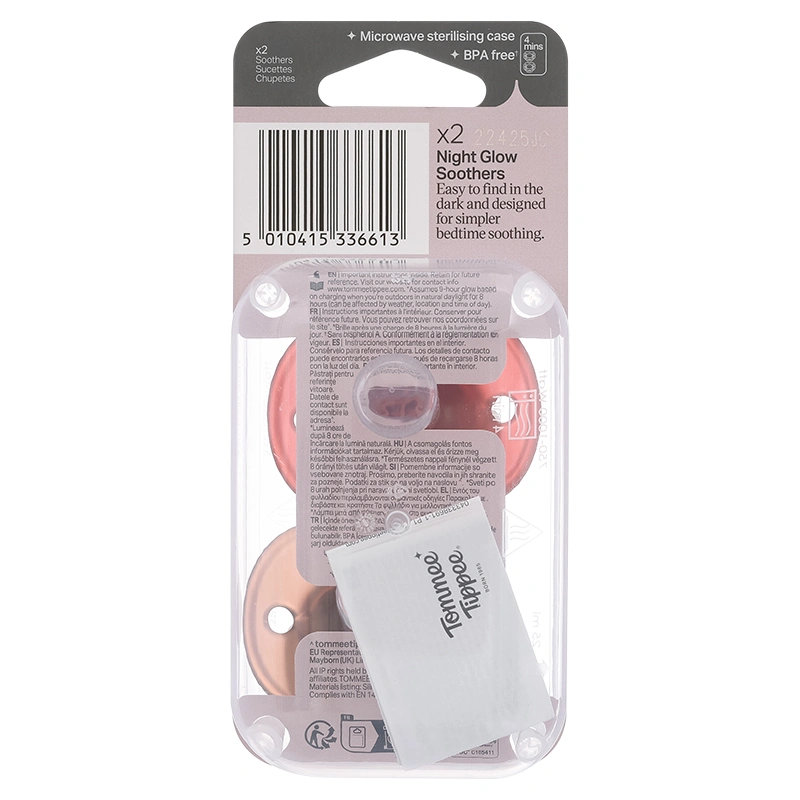 Bộ 2 ti ngậm Tommee Tippee Night Glow (6 - 18 tháng) - Màu ngẫu nhiên 4