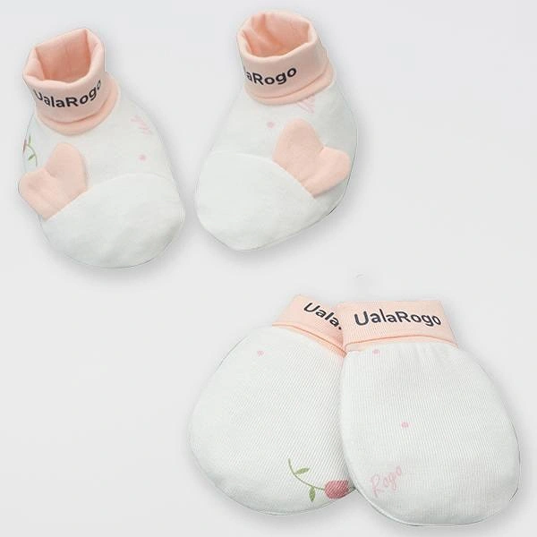 Set bao tay, bao chân Ualarogo bamboo hồng