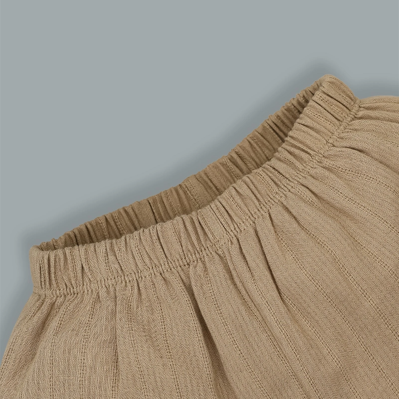 Bộ sát nách bé gái Ualarogo UR3851 màu nâu 10