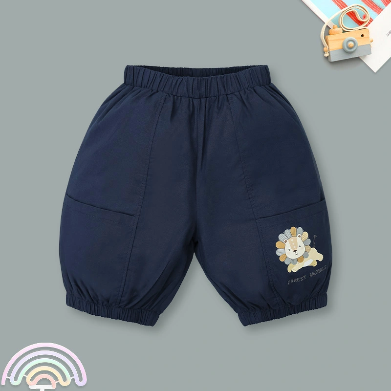 Bộ sát nách bé trai Ponykids quần bom màu vàng - nâu 27