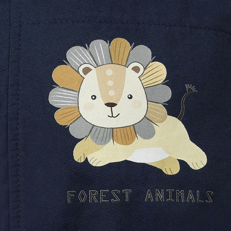 Bộ sát nách bé trai Ponykids quần bom màu vàng - nâu 31